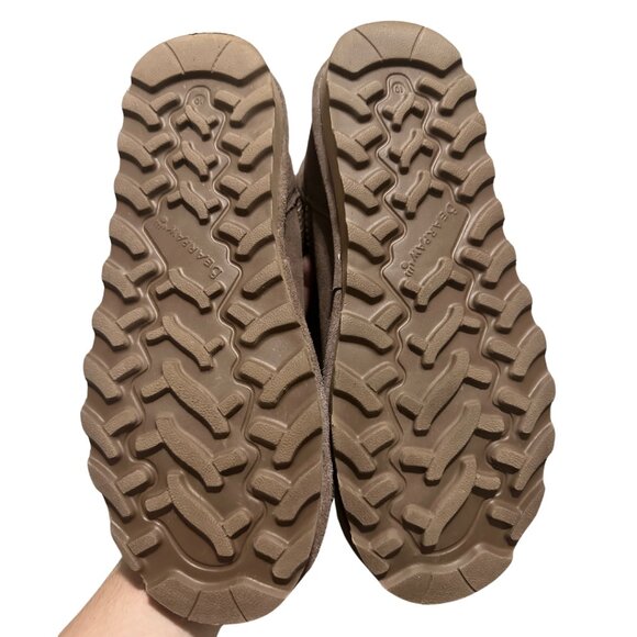 Women's Taupe Brown Strap BearPaw Boots Size 10 - Picture 4 of 13
